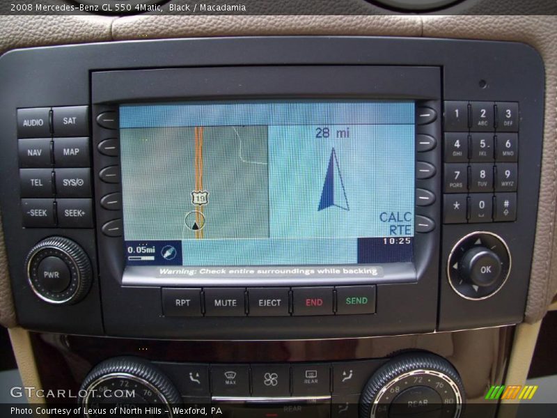 Black / Macadamia 2008 Mercedes-Benz GL 550 4Matic