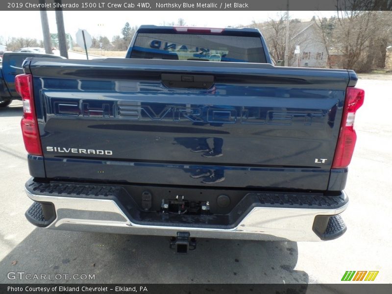 Northsky Blue Metallic / Jet Black 2019 Chevrolet Silverado 1500 LT Crew Cab 4WD