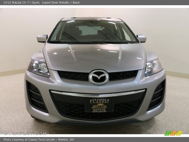 Liquid Silver Metallic / Black 2010 Mazda CX-7 i Sport