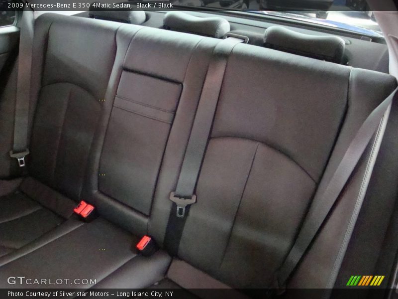 Black / Black 2009 Mercedes-Benz E 350 4Matic Sedan