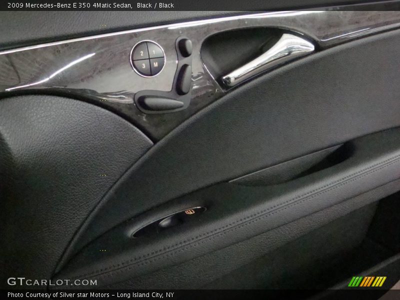 Black / Black 2009 Mercedes-Benz E 350 4Matic Sedan