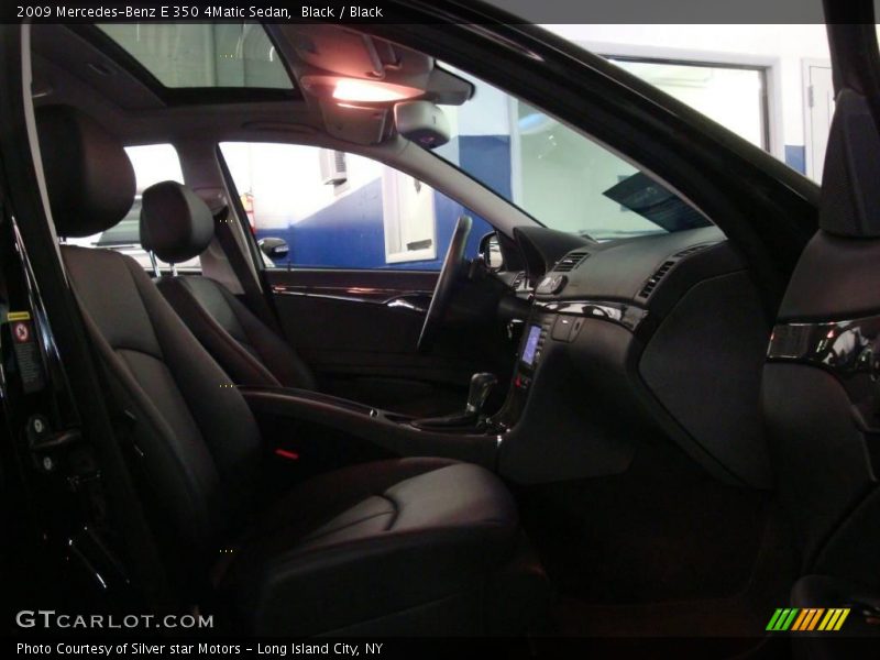 Black / Black 2009 Mercedes-Benz E 350 4Matic Sedan
