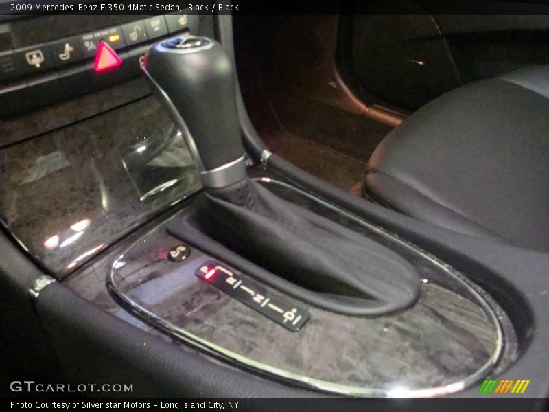 Black / Black 2009 Mercedes-Benz E 350 4Matic Sedan