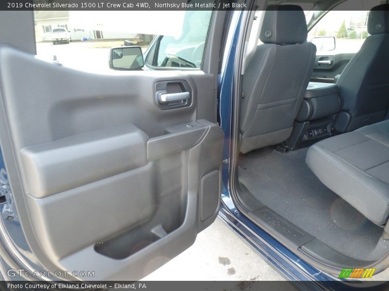 Northsky Blue Metallic / Jet Black 2019 Chevrolet Silverado 1500 LT Crew Cab 4WD