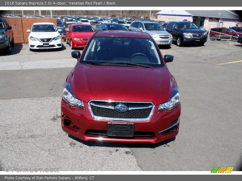 Venetian Red Pearl / Black 2016 Subaru Impreza 2.0i 4-door