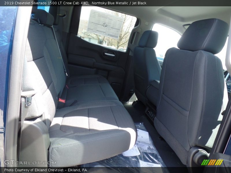 Northsky Blue Metallic / Jet Black 2019 Chevrolet Silverado 1500 LT Crew Cab 4WD