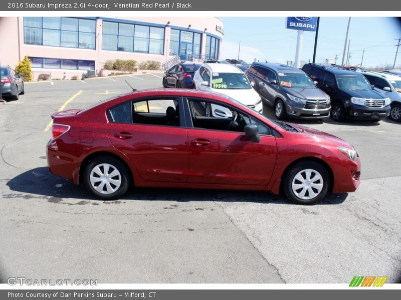 Venetian Red Pearl / Black 2016 Subaru Impreza 2.0i 4-door