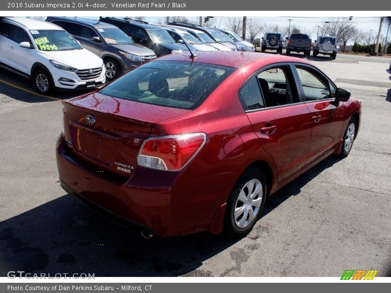 Venetian Red Pearl / Black 2016 Subaru Impreza 2.0i 4-door