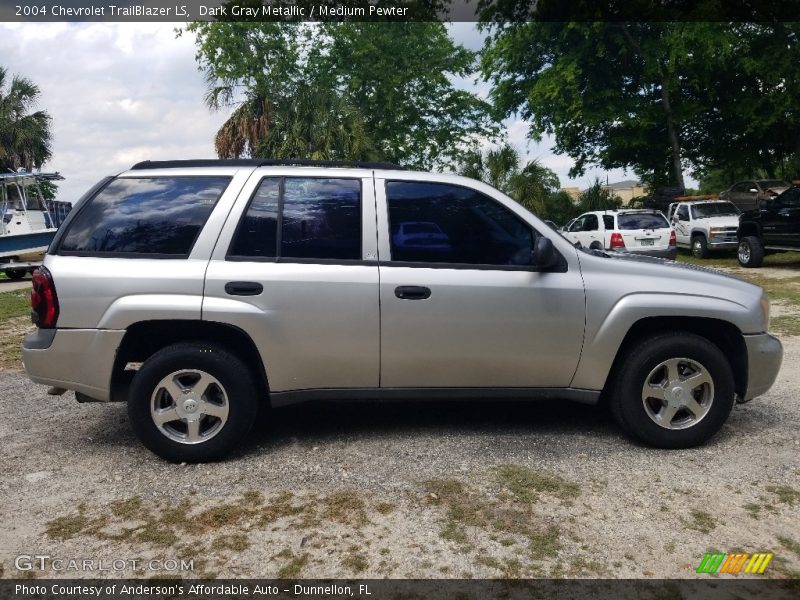 Dark Gray Metallic / Medium Pewter 2004 Chevrolet TrailBlazer LS