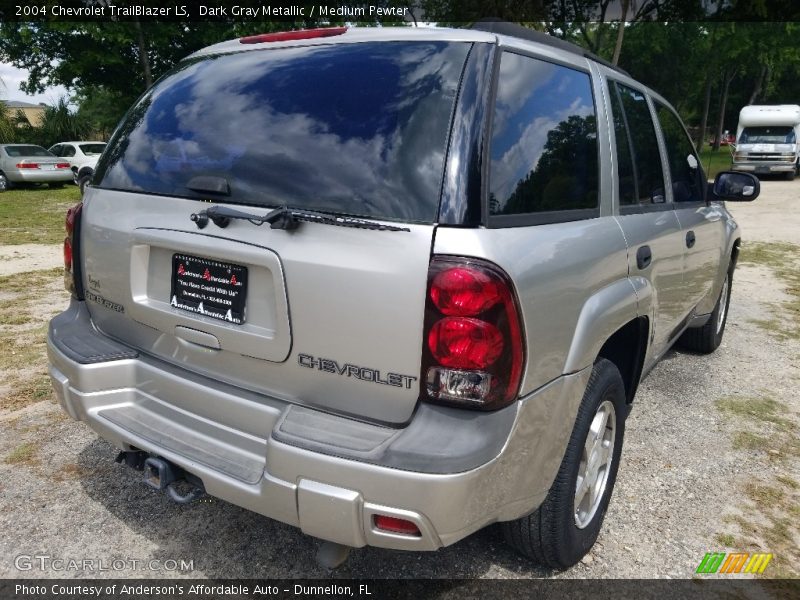 Dark Gray Metallic / Medium Pewter 2004 Chevrolet TrailBlazer LS