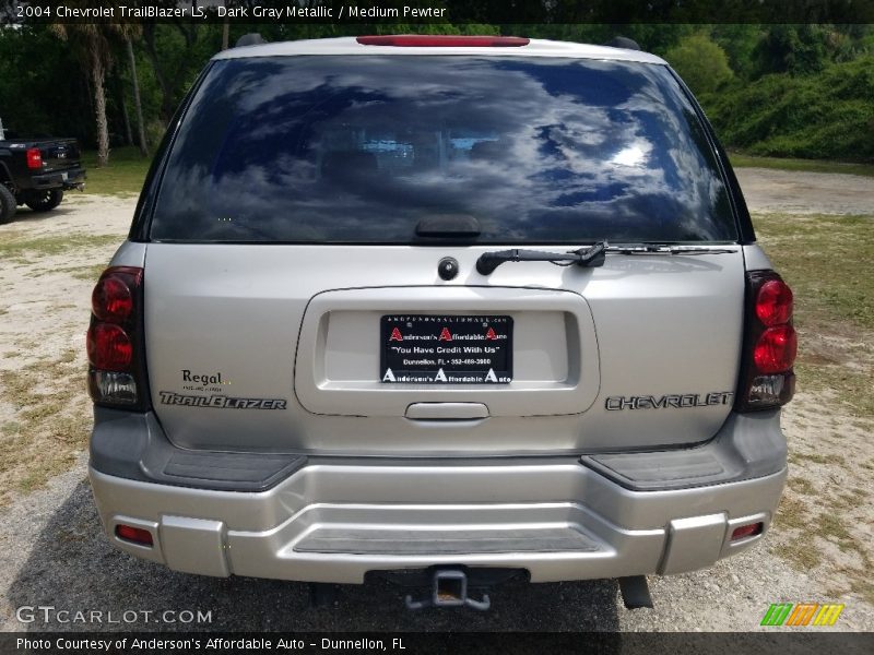 Dark Gray Metallic / Medium Pewter 2004 Chevrolet TrailBlazer LS