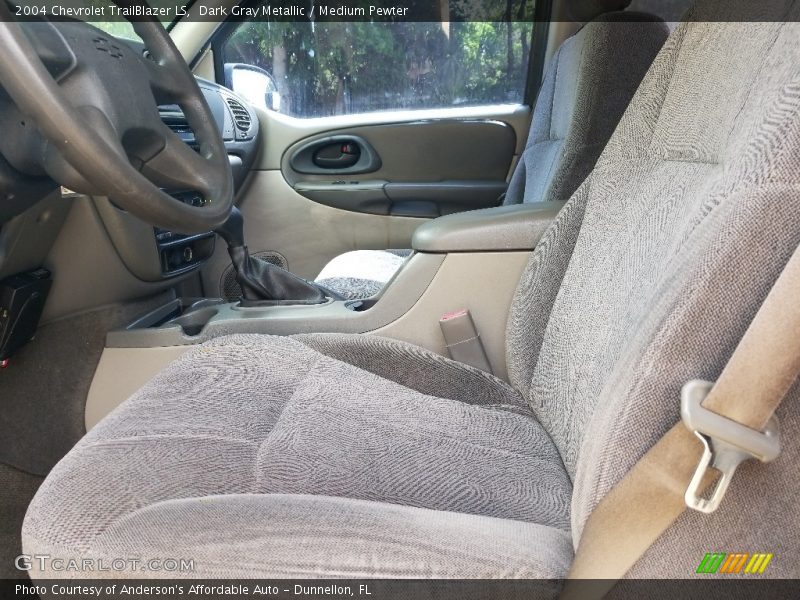 Dark Gray Metallic / Medium Pewter 2004 Chevrolet TrailBlazer LS