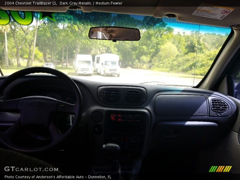 Dark Gray Metallic / Medium Pewter 2004 Chevrolet TrailBlazer LS