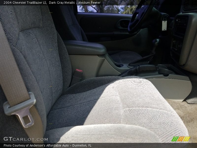 Dark Gray Metallic / Medium Pewter 2004 Chevrolet TrailBlazer LS