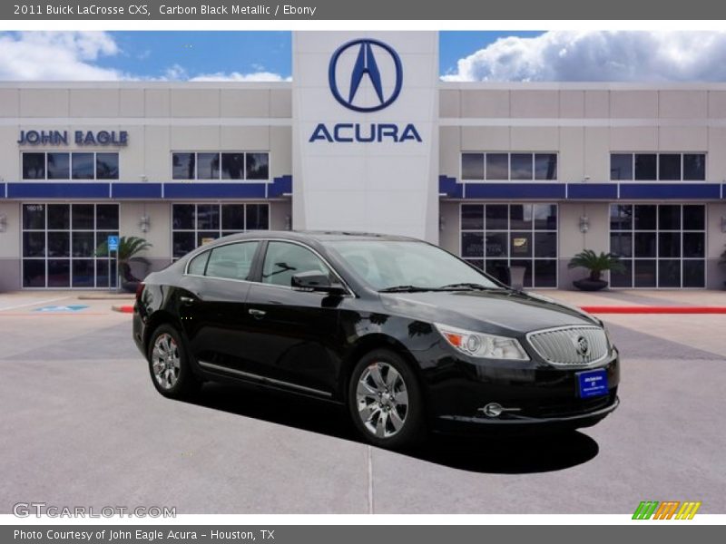 Carbon Black Metallic / Ebony 2011 Buick LaCrosse CXS