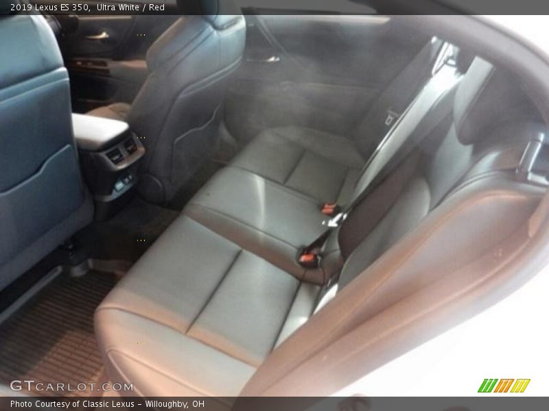 Ultra White / Red 2019 Lexus ES 350
