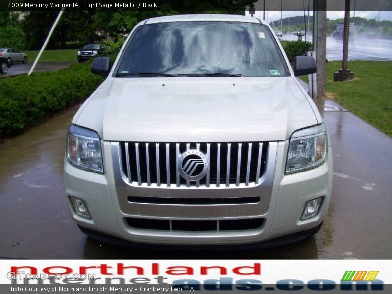 Light Sage Metallic / Black 2009 Mercury Mariner I4