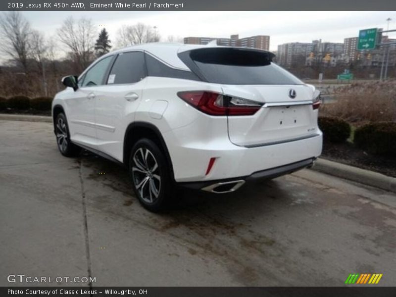 Eminent White Pearl / Parchment 2019 Lexus RX 450h AWD
