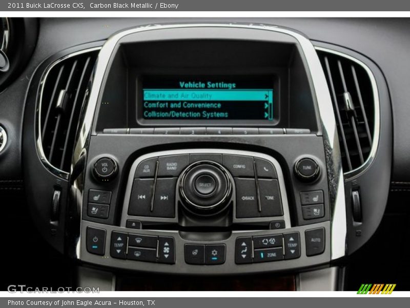 Carbon Black Metallic / Ebony 2011 Buick LaCrosse CXS