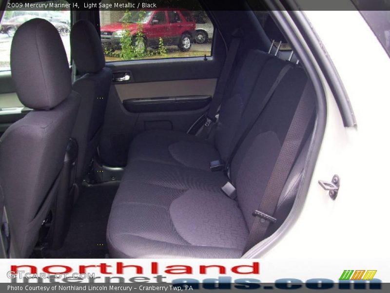 Light Sage Metallic / Black 2009 Mercury Mariner I4