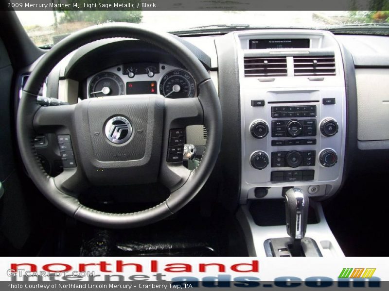 Light Sage Metallic / Black 2009 Mercury Mariner I4