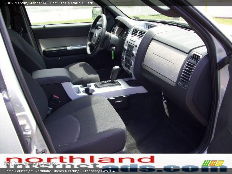 Light Sage Metallic / Black 2009 Mercury Mariner I4