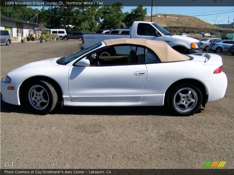 Northstar White / Tan 1999 Mitsubishi Eclipse Spyder GS