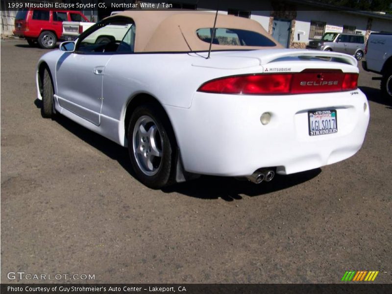 Northstar White / Tan 1999 Mitsubishi Eclipse Spyder GS