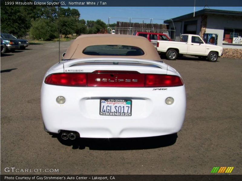 Northstar White / Tan 1999 Mitsubishi Eclipse Spyder GS