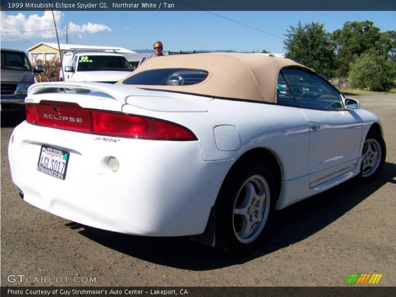 Northstar White / Tan 1999 Mitsubishi Eclipse Spyder GS