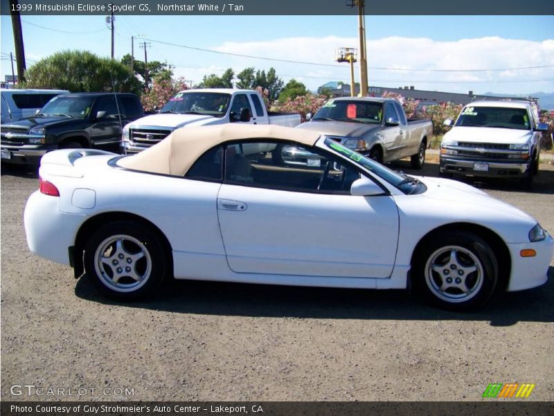 Northstar White / Tan 1999 Mitsubishi Eclipse Spyder GS