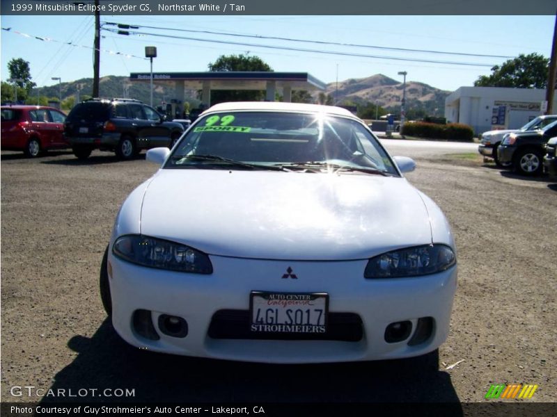 Northstar White / Tan 1999 Mitsubishi Eclipse Spyder GS