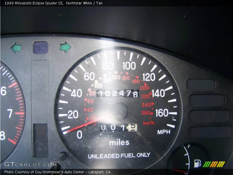 Northstar White / Tan 1999 Mitsubishi Eclipse Spyder GS