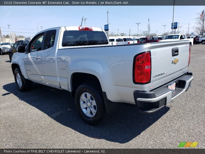 Silver Ice Metallic / Jet Black/Dark Ash 2019 Chevrolet Colorado WT Extended Cab