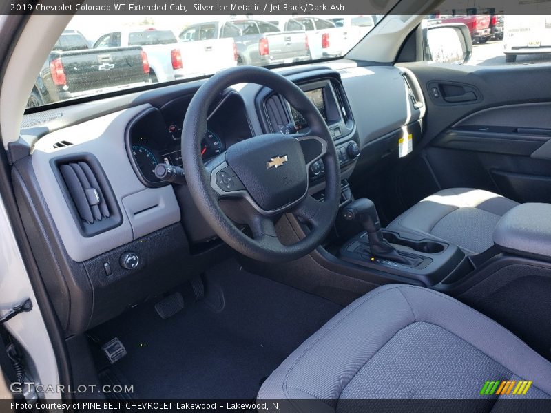 Silver Ice Metallic / Jet Black/Dark Ash 2019 Chevrolet Colorado WT Extended Cab