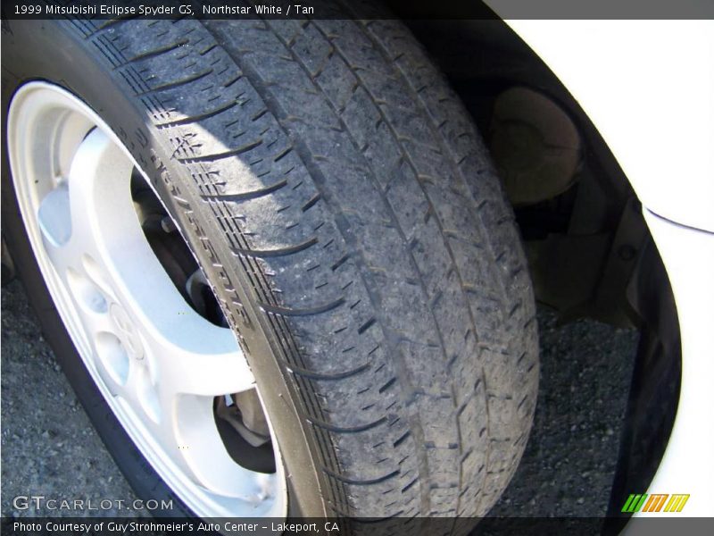 Northstar White / Tan 1999 Mitsubishi Eclipse Spyder GS