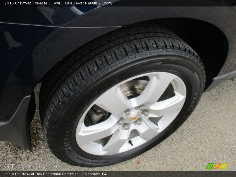 Blue Velvet Metallic / Ebony 2016 Chevrolet Traverse LT AWD