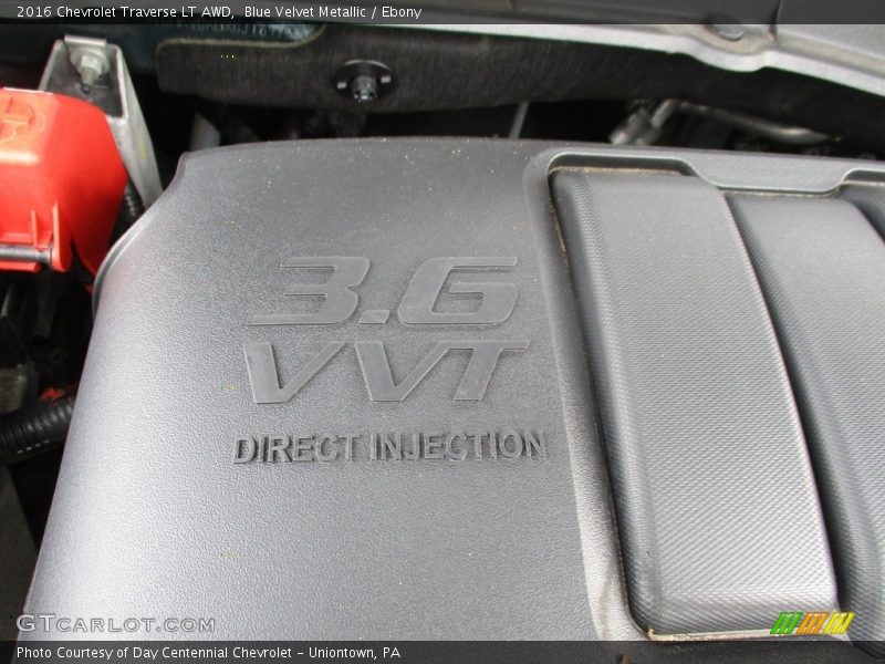 Blue Velvet Metallic / Ebony 2016 Chevrolet Traverse LT AWD