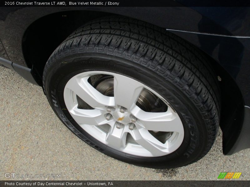 Blue Velvet Metallic / Ebony 2016 Chevrolet Traverse LT AWD