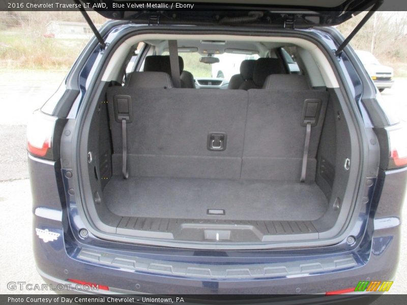 Blue Velvet Metallic / Ebony 2016 Chevrolet Traverse LT AWD