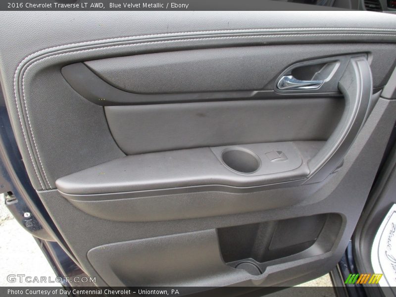 Blue Velvet Metallic / Ebony 2016 Chevrolet Traverse LT AWD