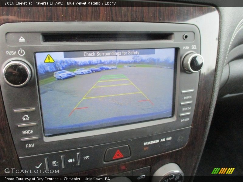 Blue Velvet Metallic / Ebony 2016 Chevrolet Traverse LT AWD