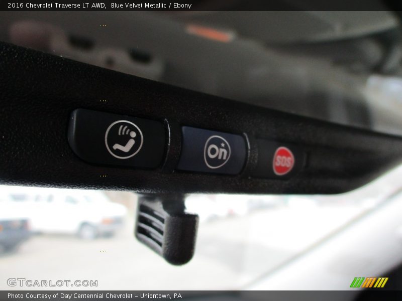 Blue Velvet Metallic / Ebony 2016 Chevrolet Traverse LT AWD