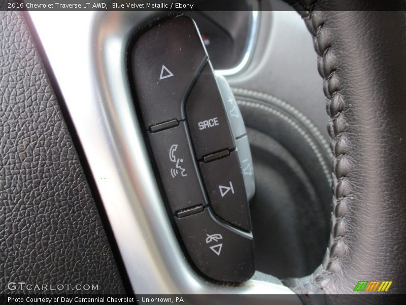 Blue Velvet Metallic / Ebony 2016 Chevrolet Traverse LT AWD