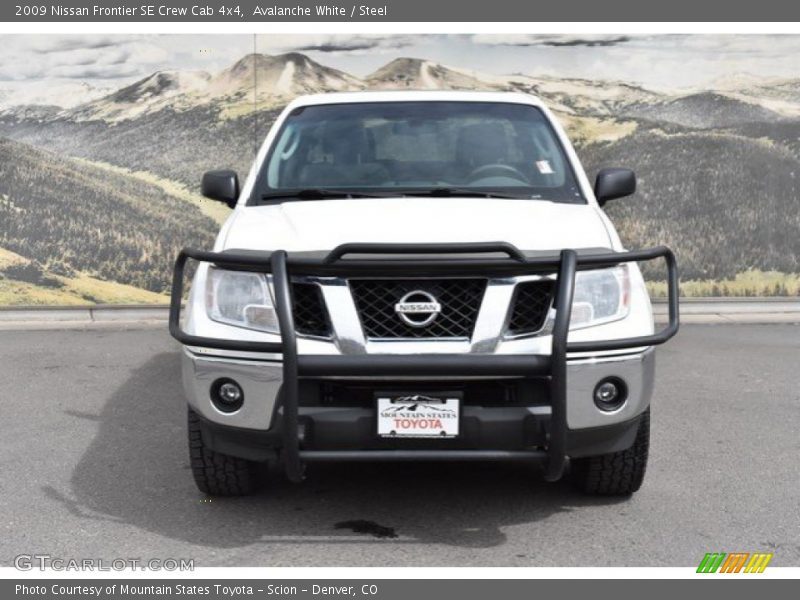 Avalanche White / Steel 2009 Nissan Frontier SE Crew Cab 4x4
