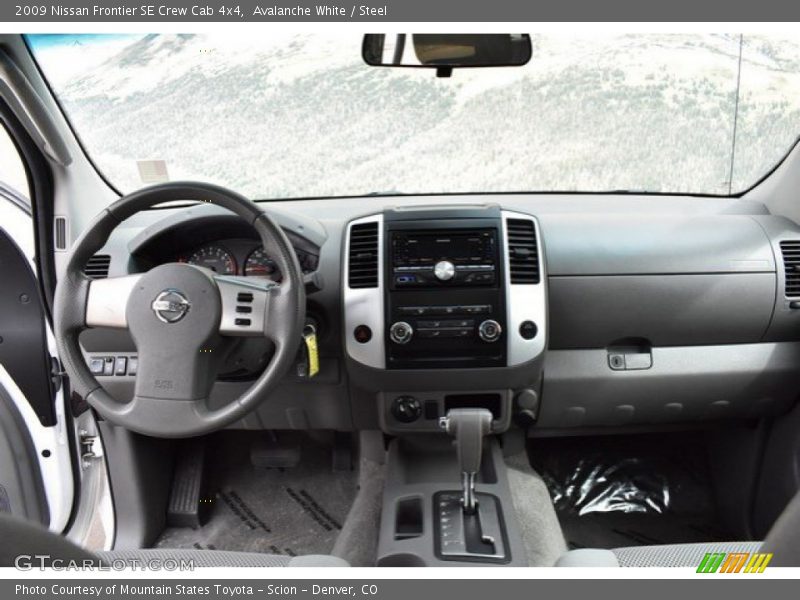 Avalanche White / Steel 2009 Nissan Frontier SE Crew Cab 4x4