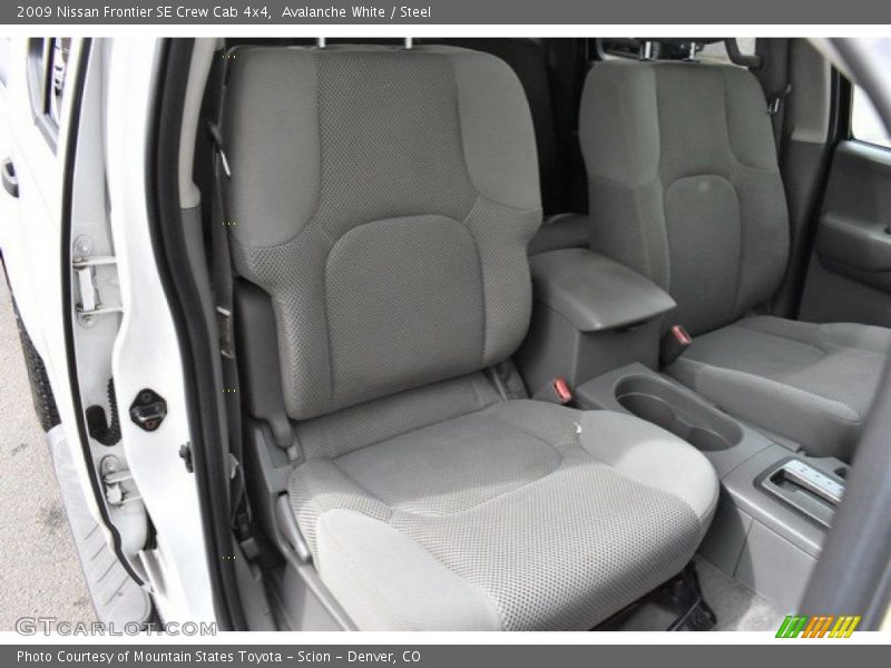 Avalanche White / Steel 2009 Nissan Frontier SE Crew Cab 4x4