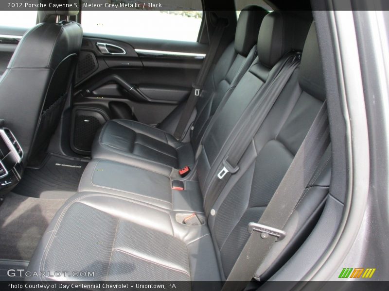 Meteor Grey Metallic / Black 2012 Porsche Cayenne S