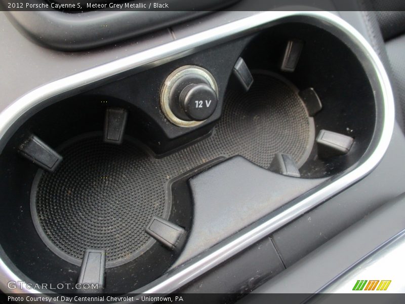 Meteor Grey Metallic / Black 2012 Porsche Cayenne S