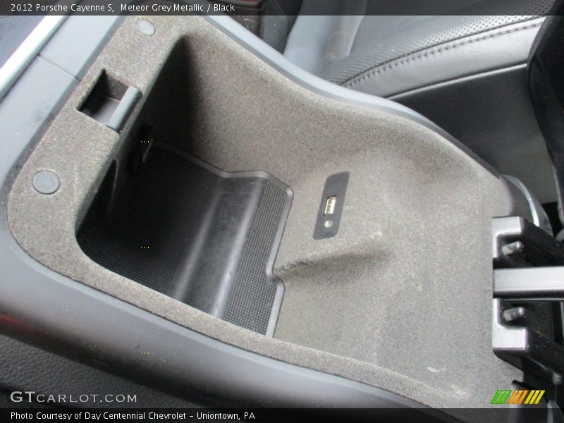 Meteor Grey Metallic / Black 2012 Porsche Cayenne S